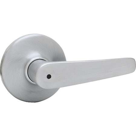 Kwikset Satin Chrome Delta Privacy Door Lever 300DL 26D CP V1